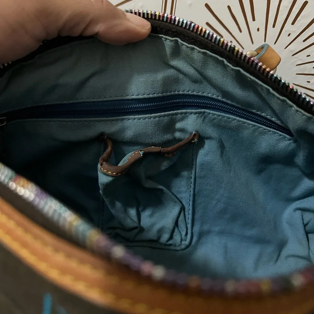 Dooney & Bourke Multicolor Monogram Shoulder Bag - Picture 4 of 6